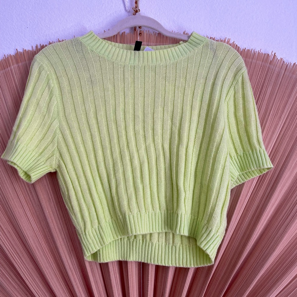 H&M Cropped Sweater Shirt